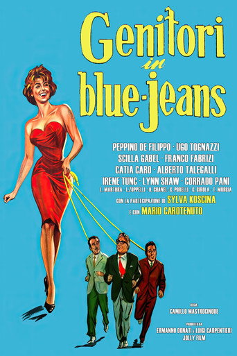 Genitori in blue-jeans