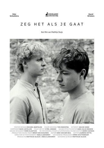 Zeg het als je gaat